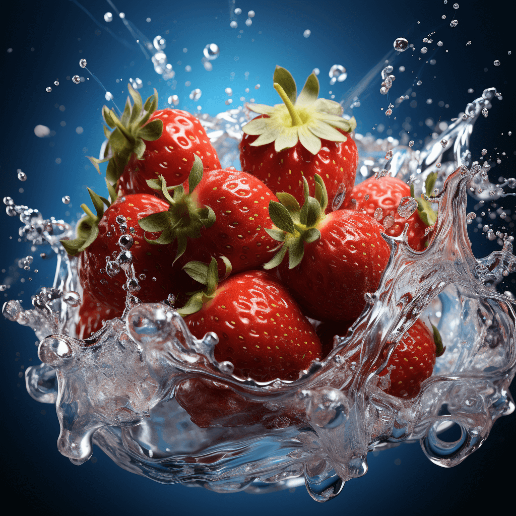 red-straberries-in-water-spalsh